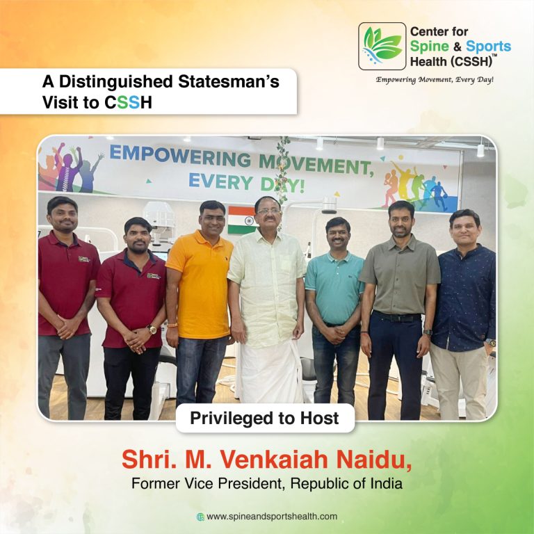A Distinguished Statesman, Sri. M. Venkaiah Naidu, Former Vice President of India Visits CSSH