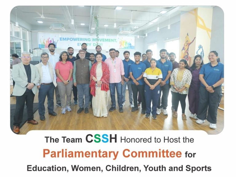 Parliamentary Standing Committee Members Visit Pullela Gopichand Badminton Academy & CSSH