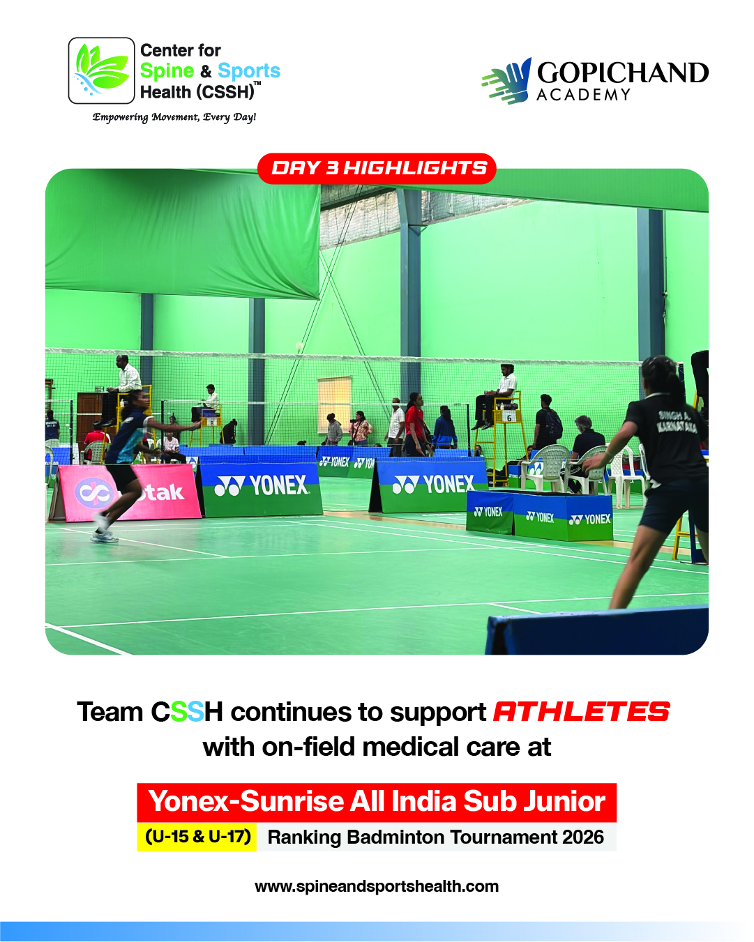 Day 3 - Yonex Sunrise Junior Badminton 2