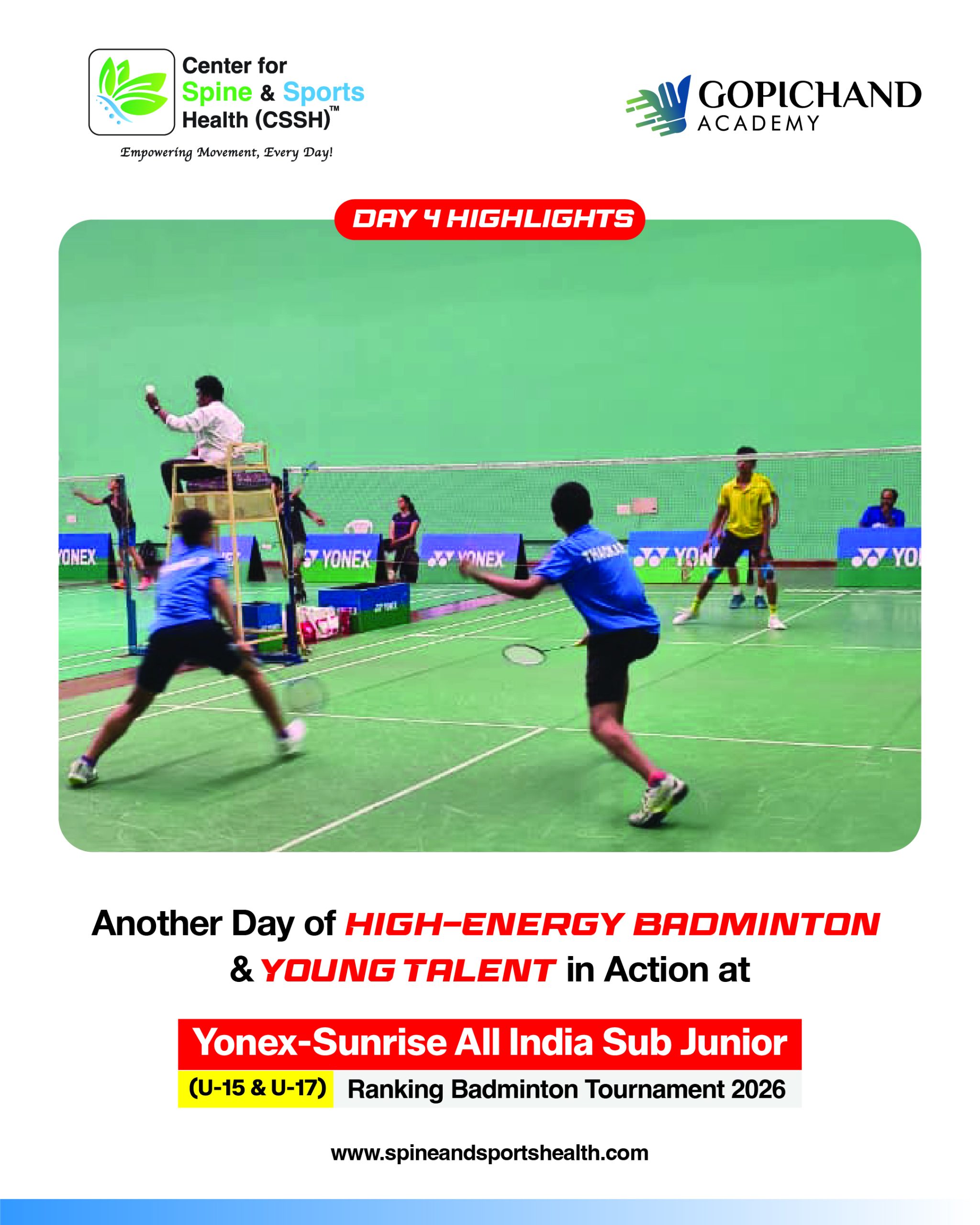 Day 4 - Yonex Sunrise Junior Badminton 1