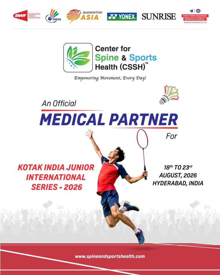 CSSH - Official Medical Partner for Kotak India Juniors International Series 2026