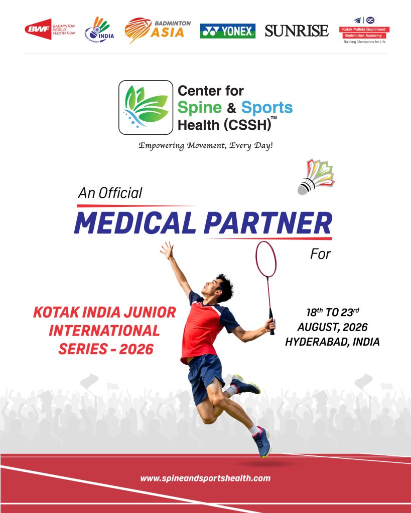 CSSH - Official Medical Partner for Kotak India Juniors International Series 2026