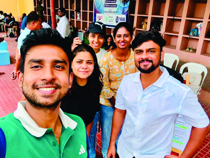 Day 1 - CSSH Team at the 11th Telangana Masters Inter-District Swimming Championships 2026