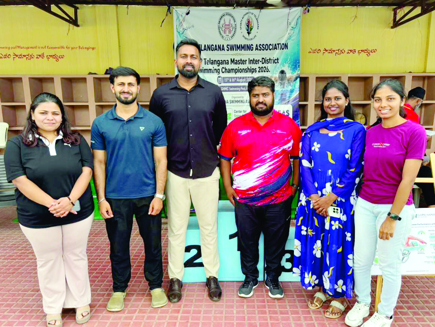 Day 2 - Wonderful to be at the 11th Telangana Masters Inter-District Swimming Championships 2026