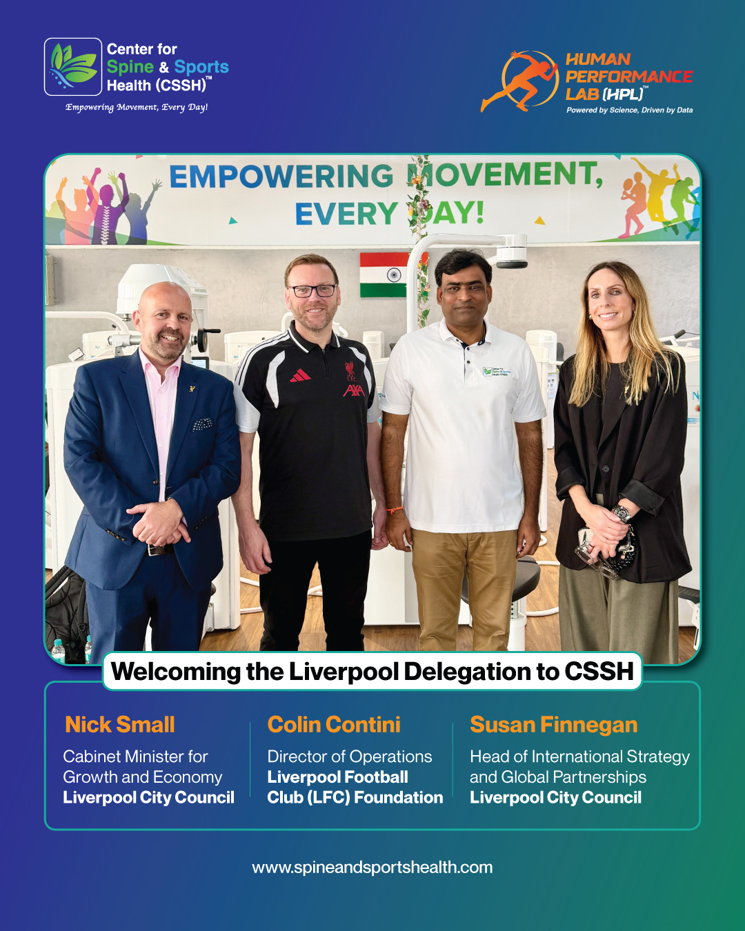 CSSH Hosts Delegates from LFC Foundation and Liverpool City Council.1